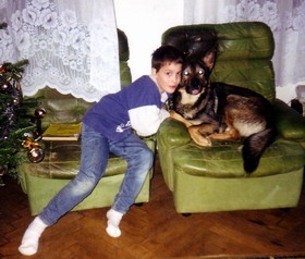 Jan mit Hund Nero